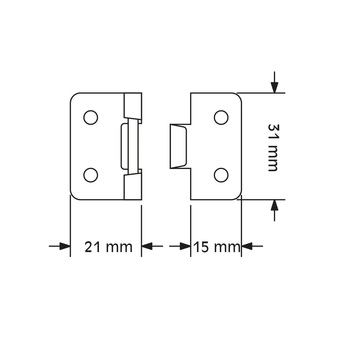 Compatible Hinge for ARP 2600 Keyboards