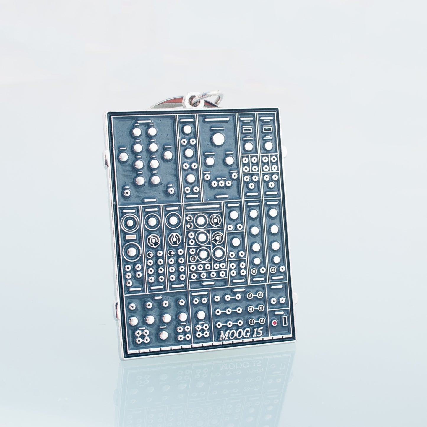 Moog Model 15 Enamel Keyring