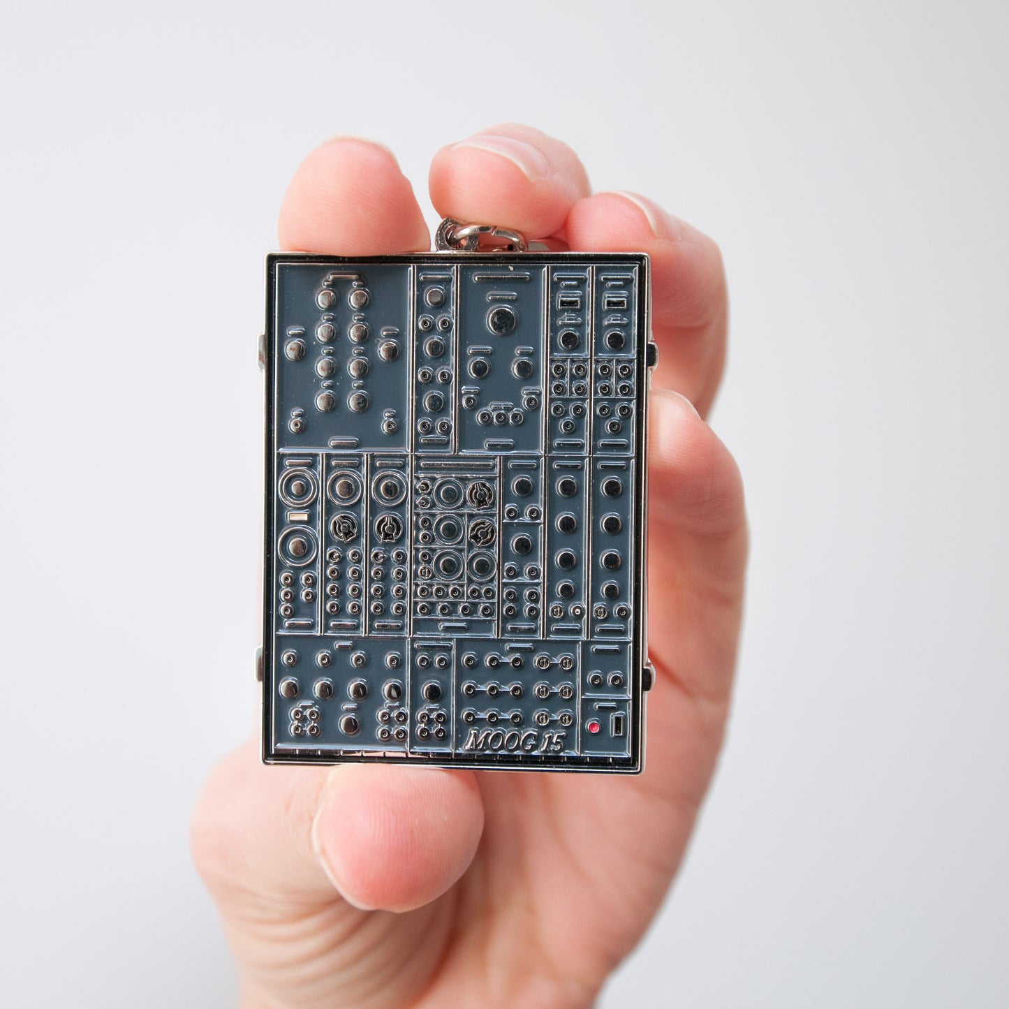 Moog Model 15 Enamel Keyring