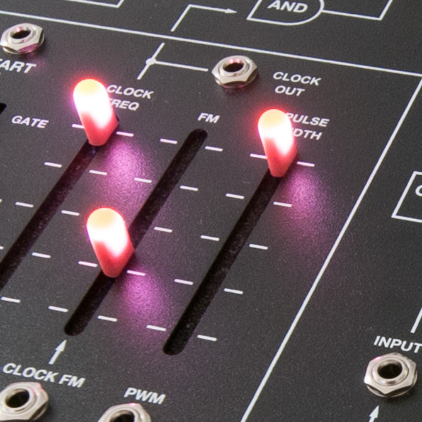 Translucent Rubber Caps for Illuminated Sliders
