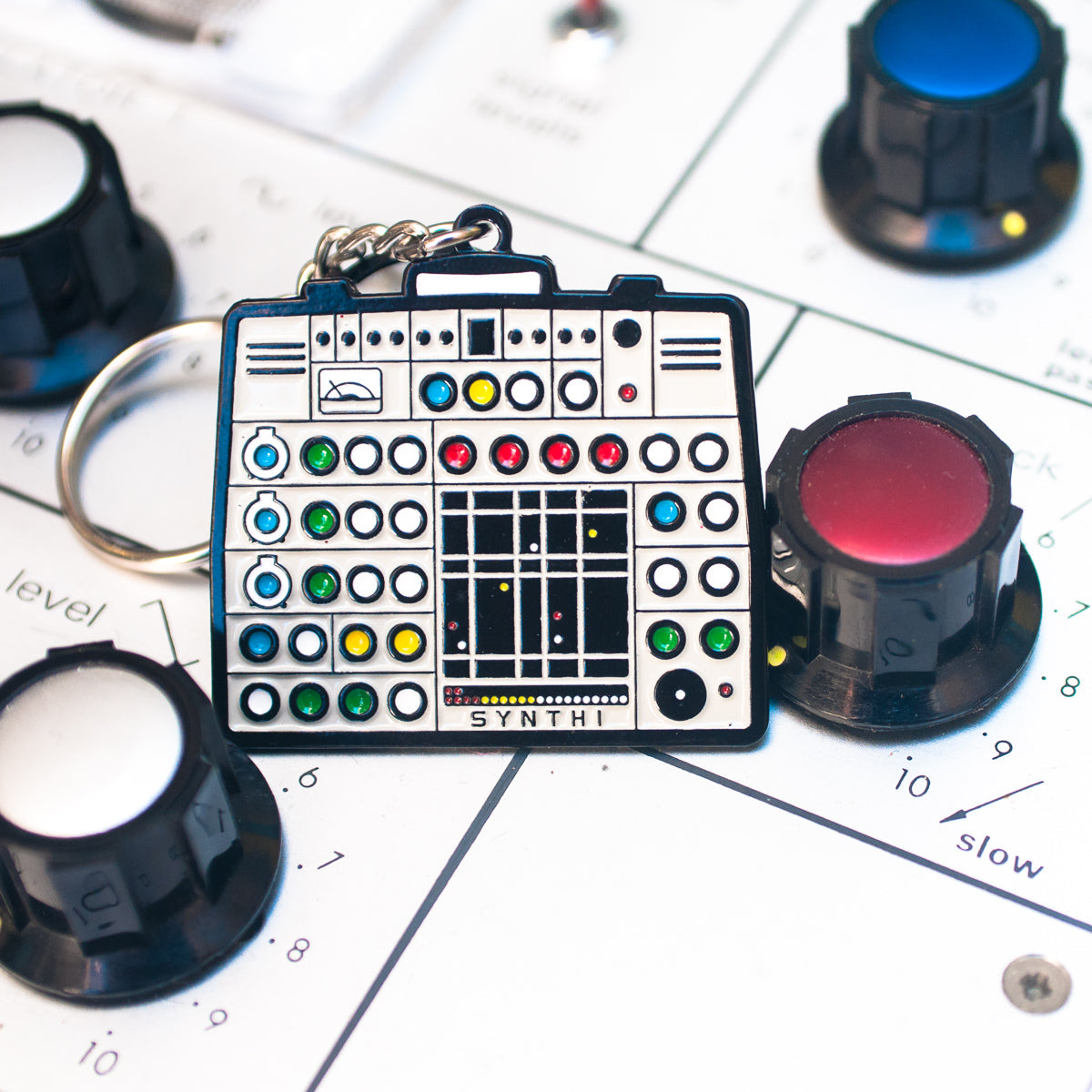 EMS Synthi A AKS Enamel Keyring