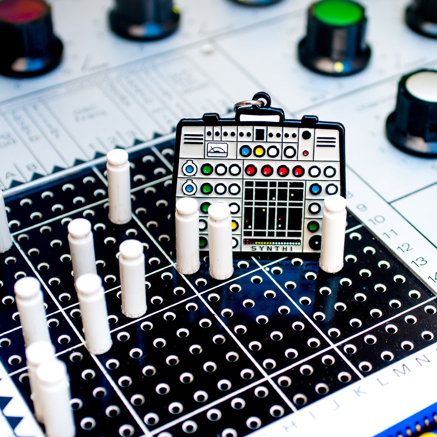 EMS Synthi A AKS Enamel Keyring