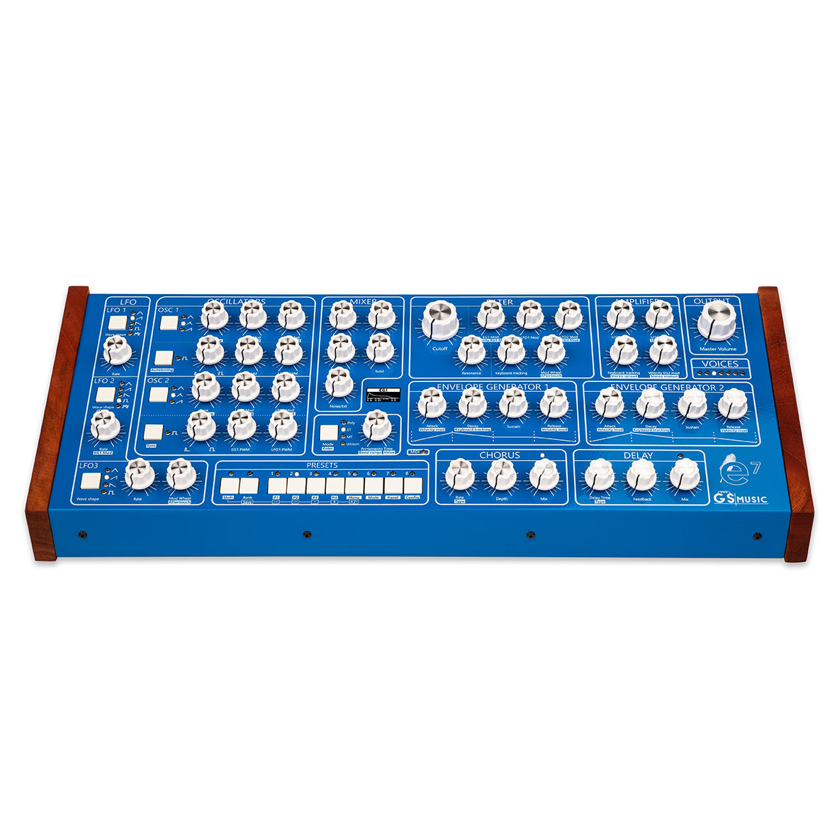 e7 Analog Polyphonic Synthesizer (Blue)