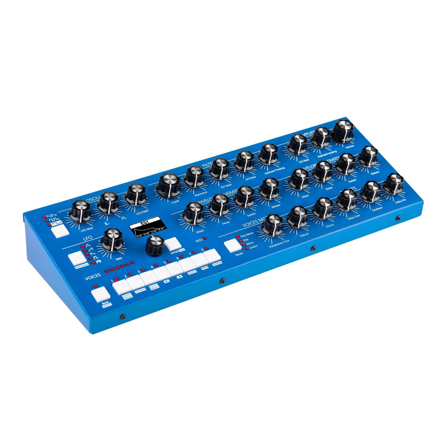 GS Music Bree6 Analog Polyphonic Synthesizer (Blue)