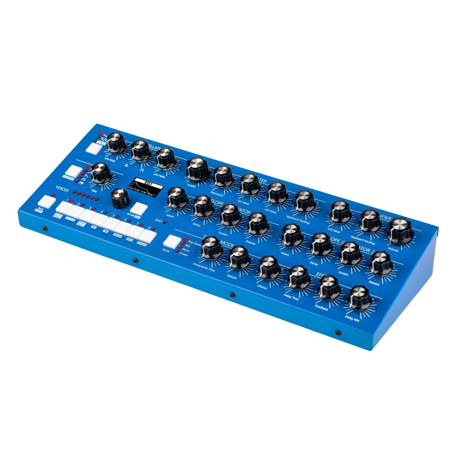 GS Music Bree6 Analog Polyphonic Synthesizer (Blue)