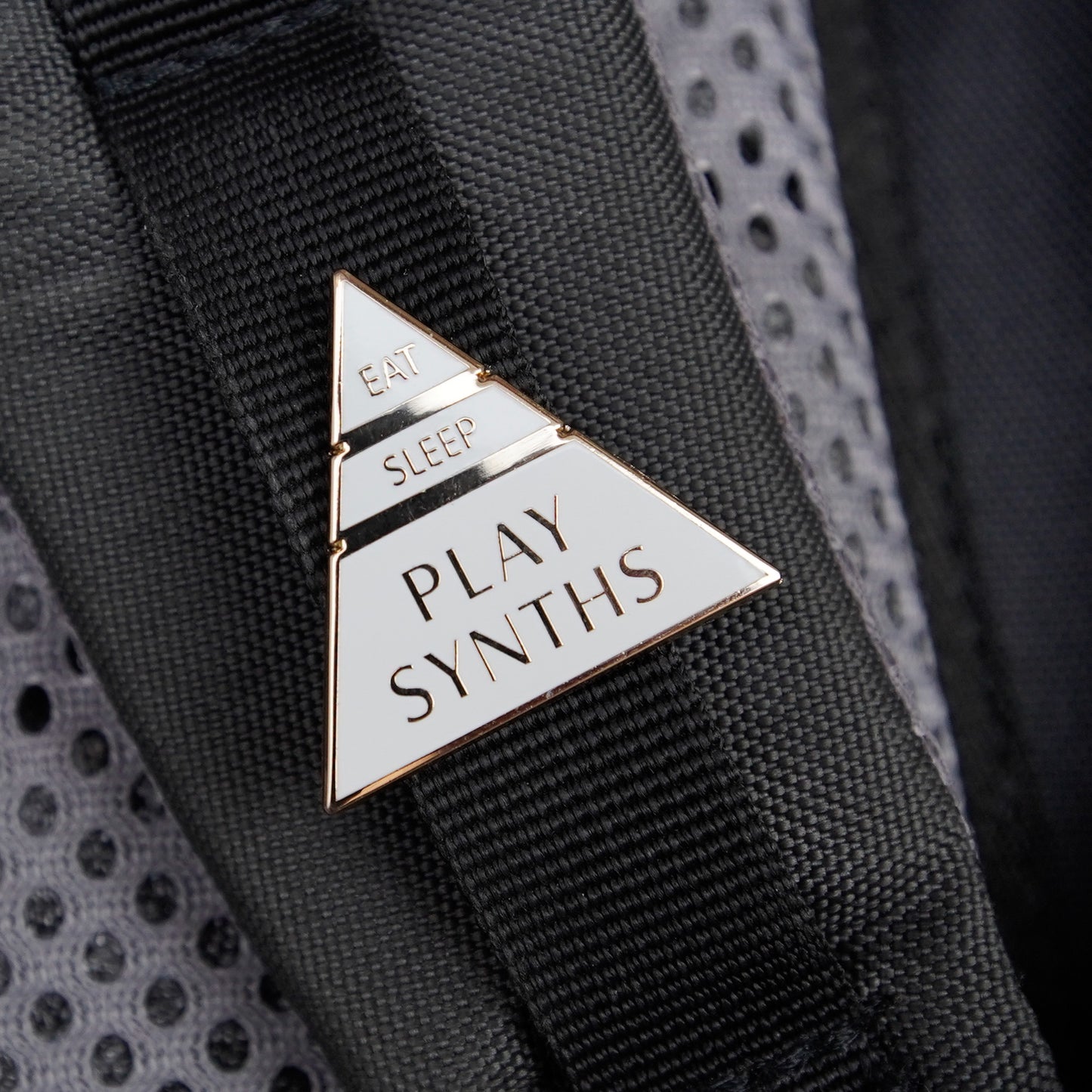 Play Synths Enamel Pin