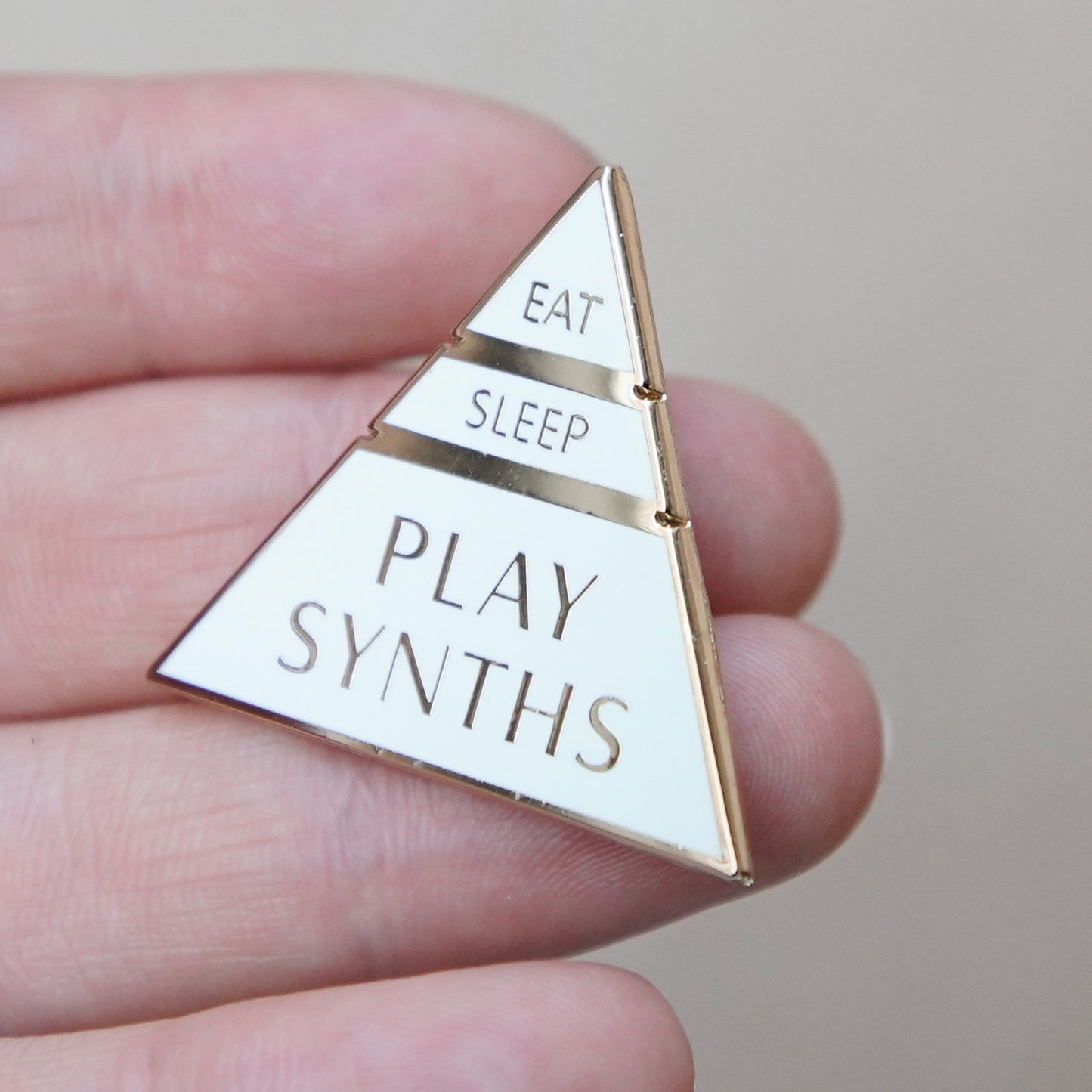 Play Synths Enamel Pin