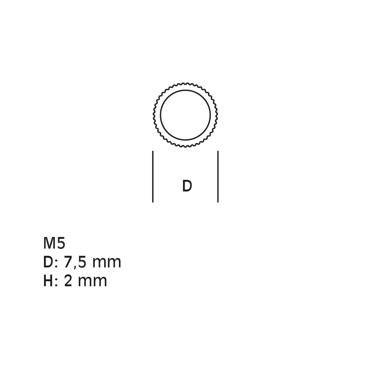 Minijack Round Nuts