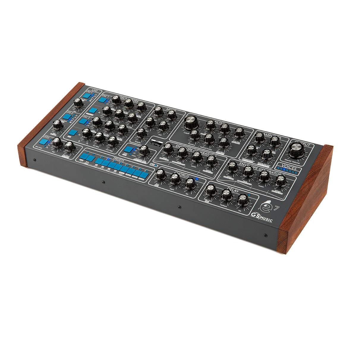 GS e7 Analog Polyphonic Synthesizer (Grey)