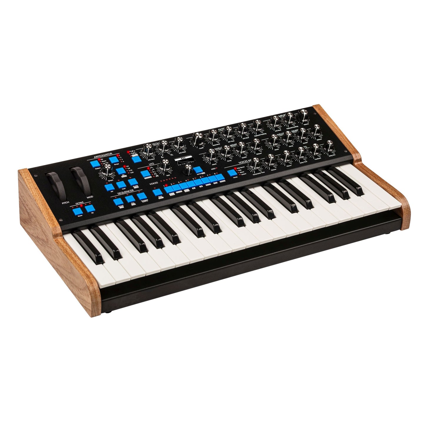 GS Music Bree6 Keyboard Analog Polyphonic Synthesizer (Black)