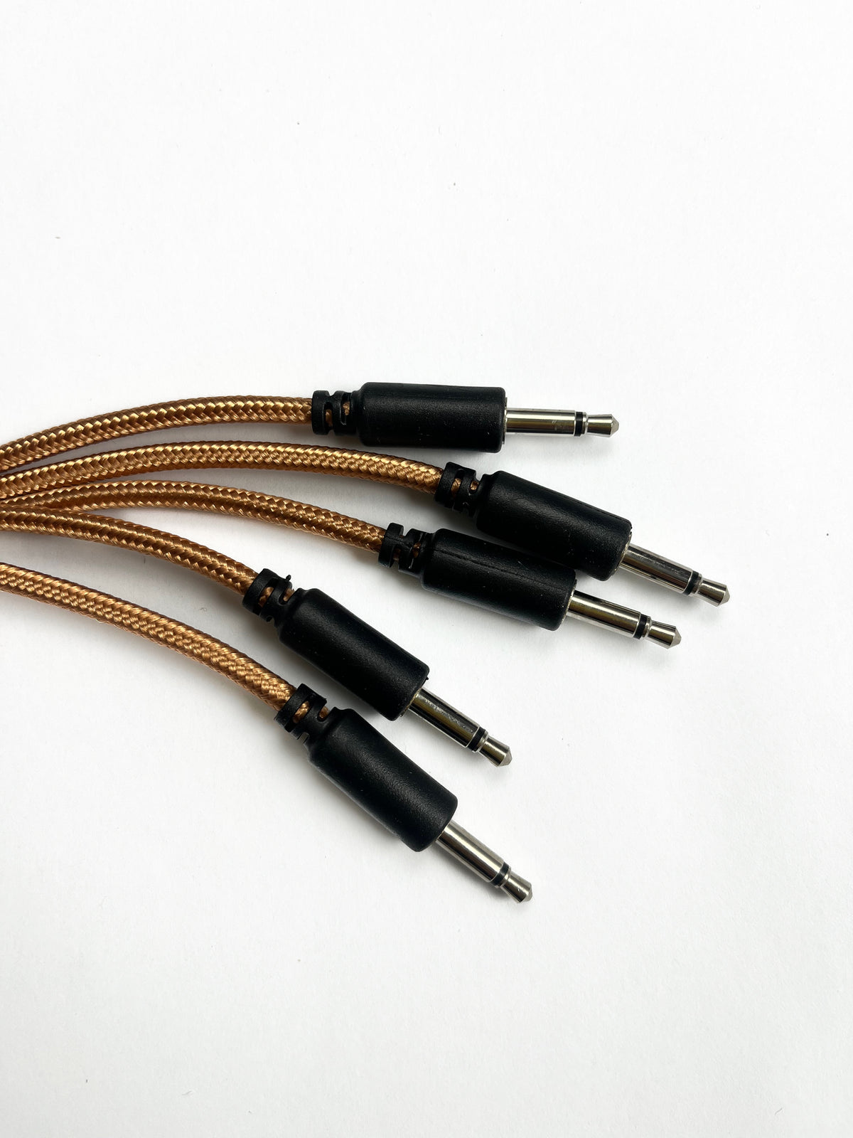 BRAIDED Patch cable jack mono 3.5mm for Eurorack and modular synthesizers. 30cm