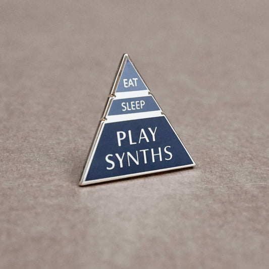 Play Synths Enamel Pin