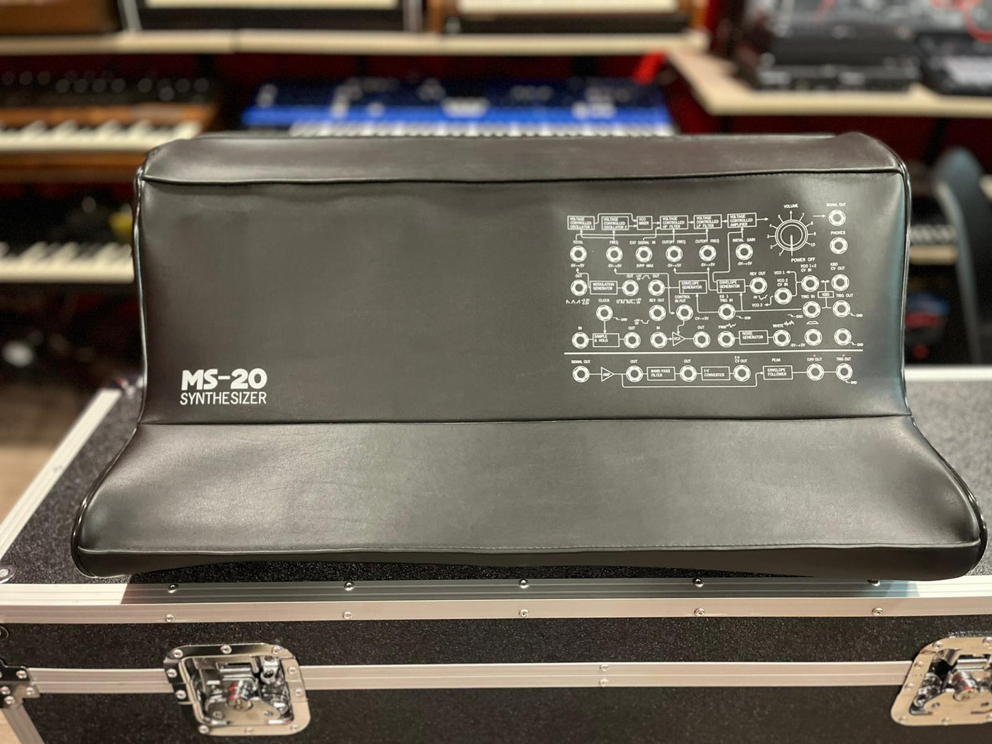 Korg MS-20 FS Green Panel Monophonic Analog Synthesizer + Dustcover